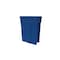 Toter 23 Gallon Slimline Rectangular Trash Can, Blue SL023-00705 - alternate 1